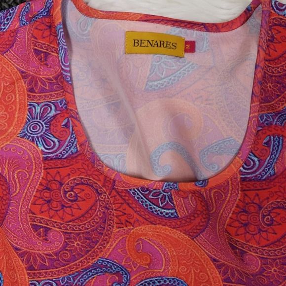 {Benares} Flowy hippie boho tunic dress - Picture 6 of 8